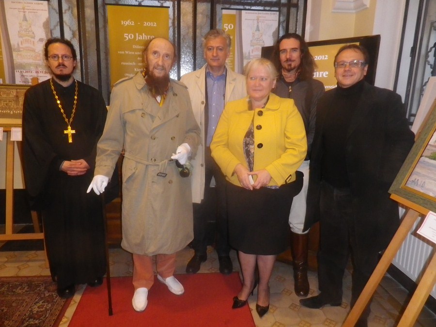 Exhibition of Allrus gallery in Russian Orthodox Cathedral of St. Nicholas, November 2012