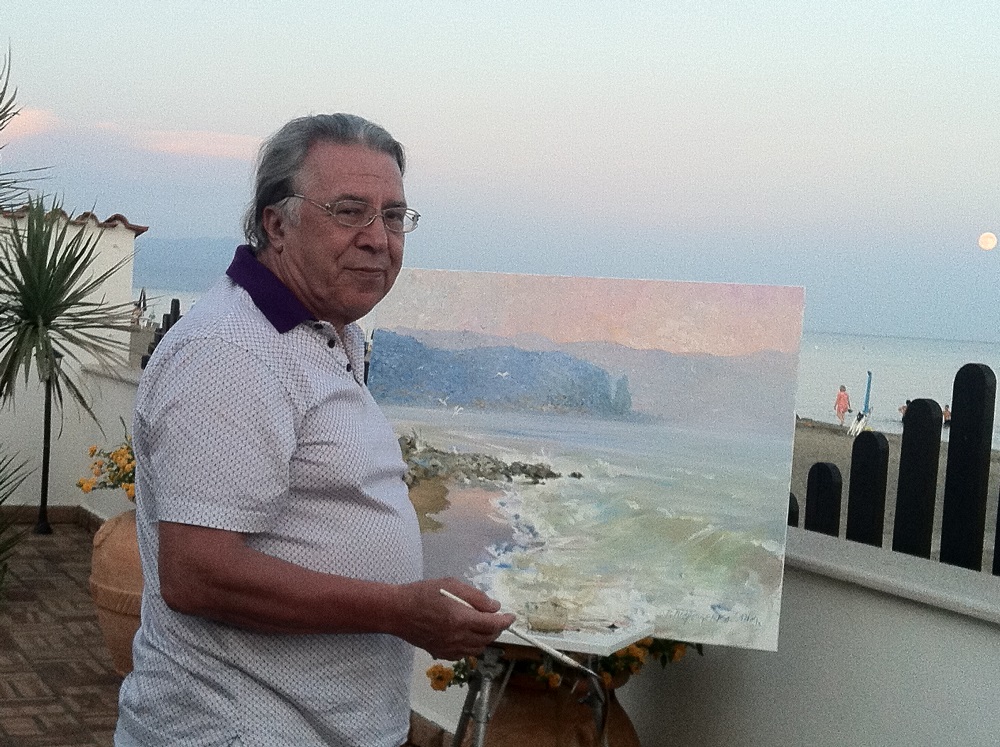 3d plein air in Italy for the project “Dolce Napoli-XXI”. August 2014.