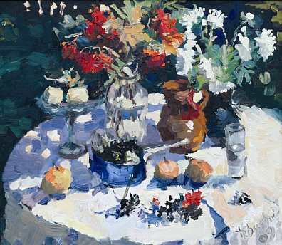 Still-life with ashberry