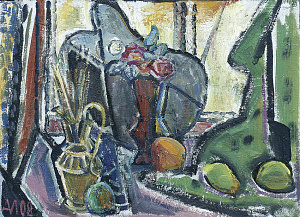 Still-life with palette