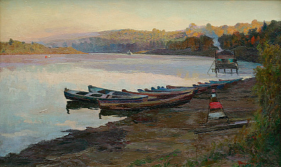 Morning on the Oka river